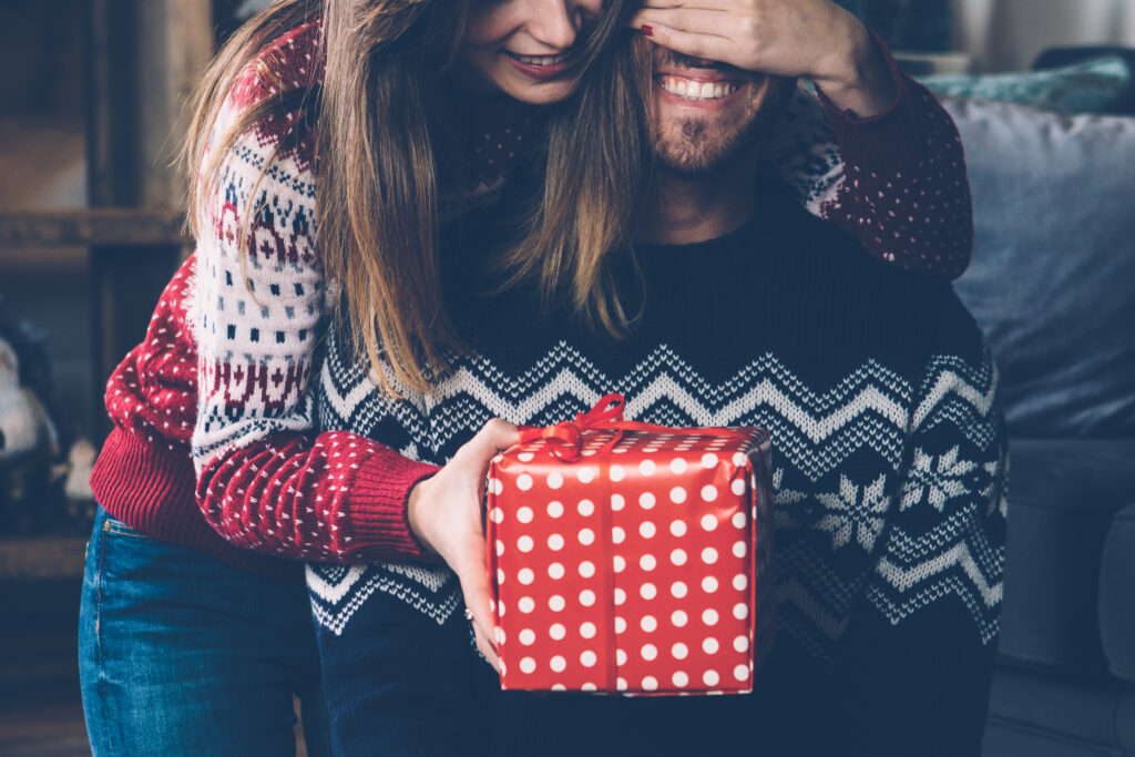 Woman Giving gift